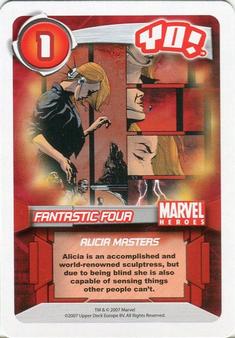2007 Upper Deck Entertainment Marvel Heroes Yo! #NNO Alicia Masters Front