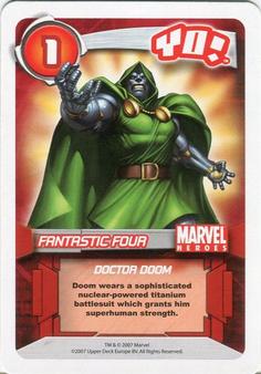 2007 Upper Deck Entertainment Marvel Heroes Yo! #NNO Doctor Doom Front