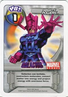 2007 Upper Deck Entertainment Marvel Heroes Yo! #NNO Galactus Front