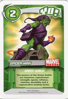 2007 Upper Deck Entertainment Marvel Heroes Yo! #NNO Green Goblin Front