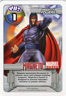 2007 Upper Deck Entertainment Marvel Heroes Yo! #NNO Magneto Front