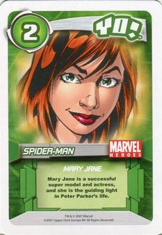 2007 Upper Deck Entertainment Marvel Heroes Yo! #NNO Mary Jane Front