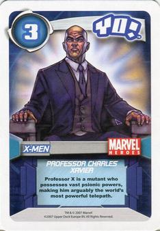 2007 Upper Deck Entertainment Marvel Heroes Yo! #NNO Professor Charles Xavier Front