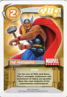 2007 Upper Deck Entertainment Marvel Heroes Yo! #NNO Thor Front