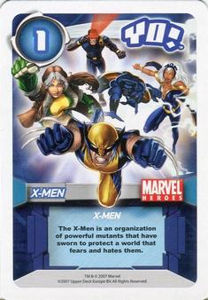 2007 Upper Deck Entertainment Marvel Heroes Yo! #NNO X-Men Front