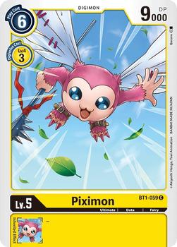 2021 Digimon Release Special Booster Ver.1.0 #BT1-059 Piximon Front