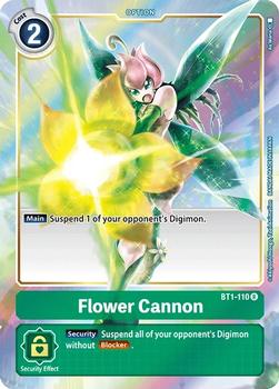 2021 Digimon Release Special Booster Ver.1.0 #BT1-110 Flower Cannon Front