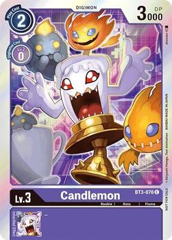 2021 Digimon Event Pack 1 #BT3-076 Candlemon Front