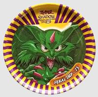 1996 Yu-Gi-Oh! Cheetos Metal Tazo - Shadow Tazo #73 Feral Imp Front