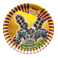 1996 Yu-Gi-Oh! Cheetos Metal Tazo - Shadow Tazo #85 Relinquished Front