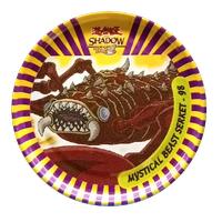 1996 Yu-Gi-Oh! Cheetos Metal Tazo - Shadow Tazo #98 Mystical Beast of Serket Front