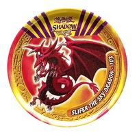 1996 Yu-Gi-Oh! Cheetos Metal Tazo - Shadow Tazo #103 Slifer The Sky Dragon Front