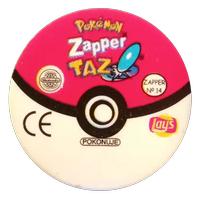 2001 Pokemon Lay's Tazo Zapper - 2nd Series #14 Aipom Back