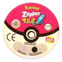 2001 Pokemon Lay's Tazo Zapper - 2nd Series #15 Unown Back