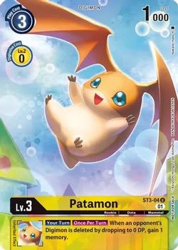 2023 Digimon Official Tournament Pack Vol. 9 #ST3-04 Patamon Front
