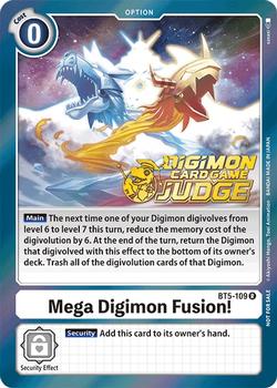 2022 Digimon Judge Pack 1 #BT5-109 Mega Digimon Fusion! Front