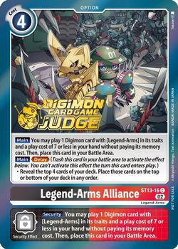 2023 Digimon Judge Pack 3 #ST13-16 Legend-Arms Alliance Front