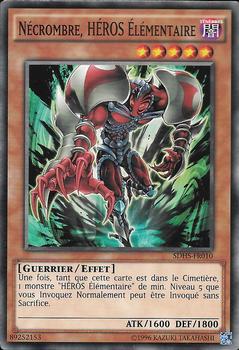 2015 Yu-Gi-Oh! L'Assaut des Héros #SDHS-FR010 Nécrombre, HÉROS Élémentaire Front