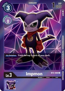 2022 Digimon Event Pack 2 #BT2-068 Impmon Front