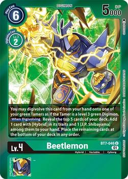 2022 Digimon Event Pack 3 #BT7-046 Beetlemon Front