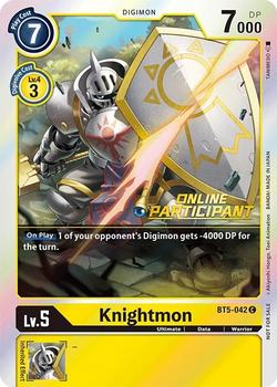 2021 Digimon Regionals #BT8-042 Knightmon Front