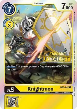 2021 Digimon Regionals #BT8-042 Knightmon Front