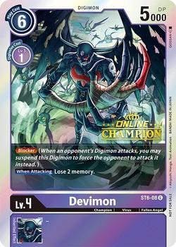 2021 Digimon Regionals #ST6-08 Devimon Front