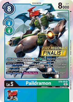 2022 Digimon Regional Tournaments 2 #ST9-05 Paildramon Front