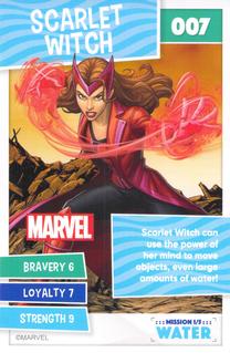 2021 Sainsbury's Heroes on a Mission #007 Scarlet Witch Front