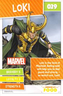 2021 Sainsbury's Heroes on a Mission #029 Loki Front