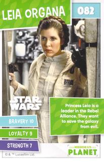 2021 Sainsbury's Heroes on a Mission #082 Leia Organa Front