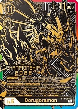 2023 Digimon Final Championships 2022 #BT7-065 Dorugoramon Front
