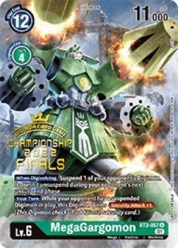 2023 Digimon Final Championships 2022 - Tamer's Pack #BT3-057 MegaGargomon Front