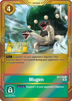 2023 Digimon Store Championships #BT7-103 Mugen Front