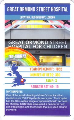 2020 Top Trumps Britain at Its Best Hospitals #NNO Great Ormond Street Hospital Front