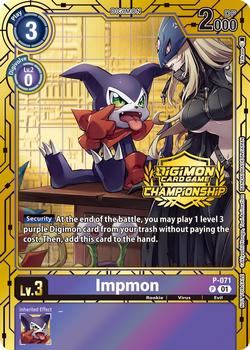 2023 Digimon Final Championship #P-071 Impmon Front
