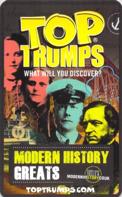 2011 Top Trumps Modern History Greats #NNO George Stephenson Back