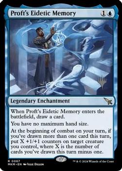 2024 Magic: The Gathering Murders at Karlov Manor - Planeswalker #0067 Proft's Eidetic Memory Front