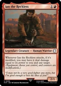 2024 Magic The Gathering Universes Beyond: Fallout #0059 Ian the Reckless Front