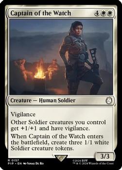 2024 Magic The Gathering Universes Beyond: Fallout #0157 Captain of the Watch Front