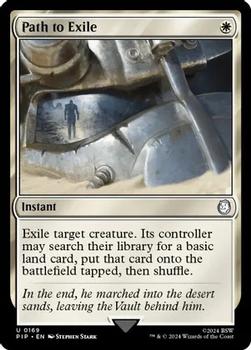 2024 Magic The Gathering Universes Beyond: Fallout #0169 Path to Exile Front