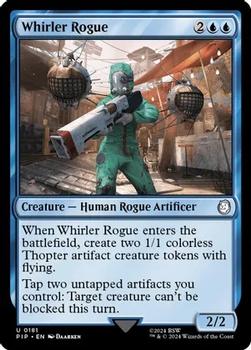 2024 Magic The Gathering Universes Beyond: Fallout #0181 Whirler Rogue Front