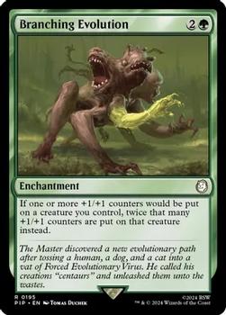 2024 Magic The Gathering Universes Beyond: Fallout #0195 Branching Evolution Front