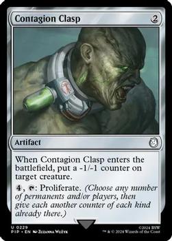 2024 Magic The Gathering Universes Beyond: Fallout #0229 Contagion Clasp Front
