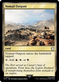 2024 Magic The Gathering Universes Beyond: Fallout #0277 Nomad Outpost Front