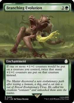 2024 Magic The Gathering Universes Beyond: Fallout #0468 Branching Evolution Front