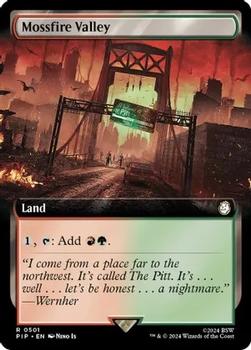 2024 Magic The Gathering Universes Beyond: Fallout #0501 Mossfire Valley Front