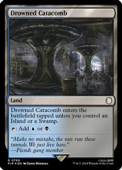 2024 Magic The Gathering Universes Beyond: Fallout #0790 Drowned Catacomb Front