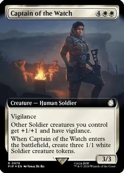 2024 Magic The Gathering Universes Beyond: Fallout #0976 Captain of the Watch Front