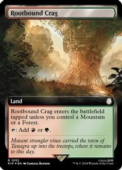 2024 Magic The Gathering Universes Beyond: Fallout #1032 Rootbound Crag Front